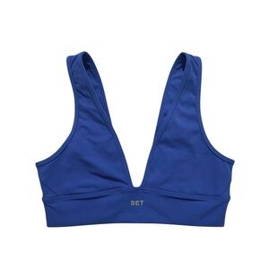 SET Active Sportbody V Dip Sport Bra - Blue M